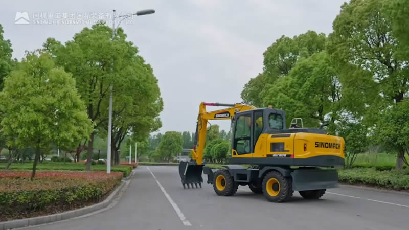 Колесный экскаватор GHT160W