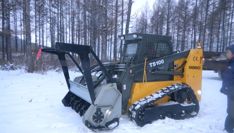 Погрузчик с бортовым поворотом TS100